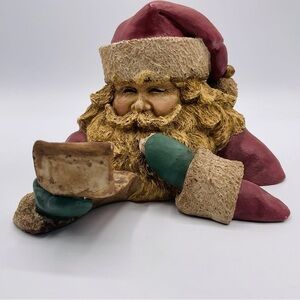 VTG Christmas Santa Mark Klaus Kollection Goebel Bust Figure Decor Holiday Red